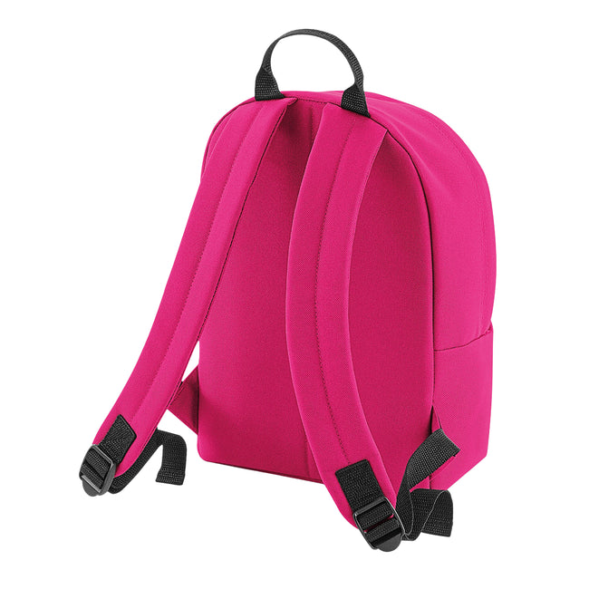 Fuchsia - Back - Bagbase Fashion Mini Knapsack