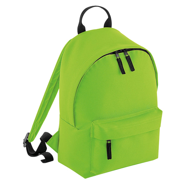 Lime Green - Front - Bagbase Fashion Mini Knapsack