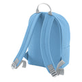 Sky Blue-Light Grey - Back - Bagbase Fashion Mini Knapsack