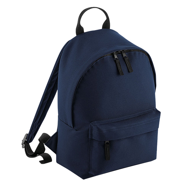 French Navy - Front - Bagbase Fashion Mini Knapsack