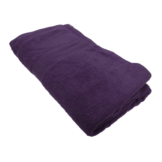 Aubergine - Front - Jassz Beach-Bath Plain Sheet Towel