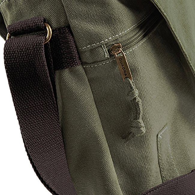 Vintage Military Green - Lifestyle - Quadra Vintage Canvas Despatch Bag - 3.6 Gal