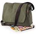 Vintage Military Green - Pack Shot - Quadra Vintage Canvas Despatch Bag - 3.6 Gal