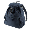 Vintage Oxford Navy - Front - Quadra Vintage Canvas Backpack - 18 Liters