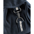 Vintage Oxford Navy - Side - Quadra Vintage Canvas Backpack - 18 Liters