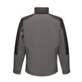 Seal Grey-Black - Back - Regatta Mens Hydroforce 3-layer Membrane Waterproof Breathable Softshell Jackets