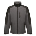 Seal Grey-Black - Front - Regatta Mens Hydroforce 3-layer Membrane Waterproof Breathable Softshell Jackets