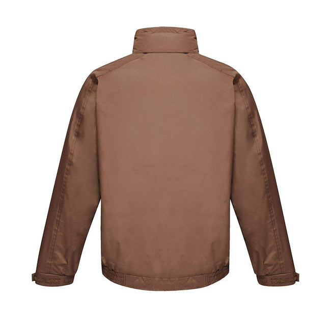 Otter-Black - Back - Regatta Dover Waterproof Windproof Jacket (Thermo-Guard Insulation)