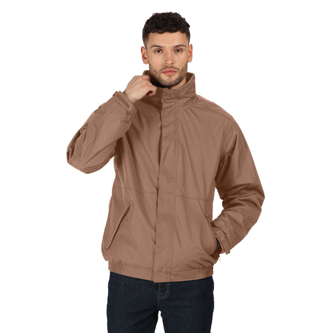Otter-Black - Side - Regatta Dover Waterproof Windproof Jacket (Thermo-Guard Insulation)