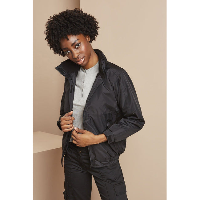 Black - Side - Result Core Ladies Channel Jacket