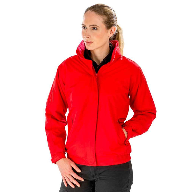 Red - Back - Result Core Ladies Channel Jacket