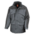 Anthracite-Black - Front - Result Mens Seneca Midweight Performance StormDri Waterproof Windproof Jacket