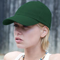 Bottle Green - Back - Result Unisex Heavy Cotton Premium Pro-Style Baseball Cap