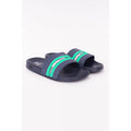 Navy-Green - Front - Crosshatch Mens Mentella Sliders