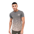 Green - Front - Crosshatch Mens Prenzlau Gradient T-Shirt