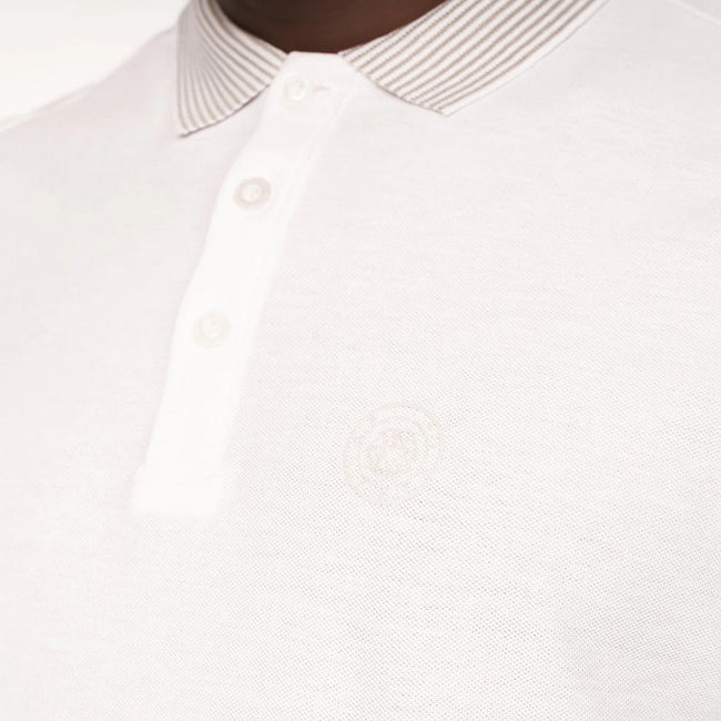 White - Side - Smith & Jones Mens Daltone Polo Shirt