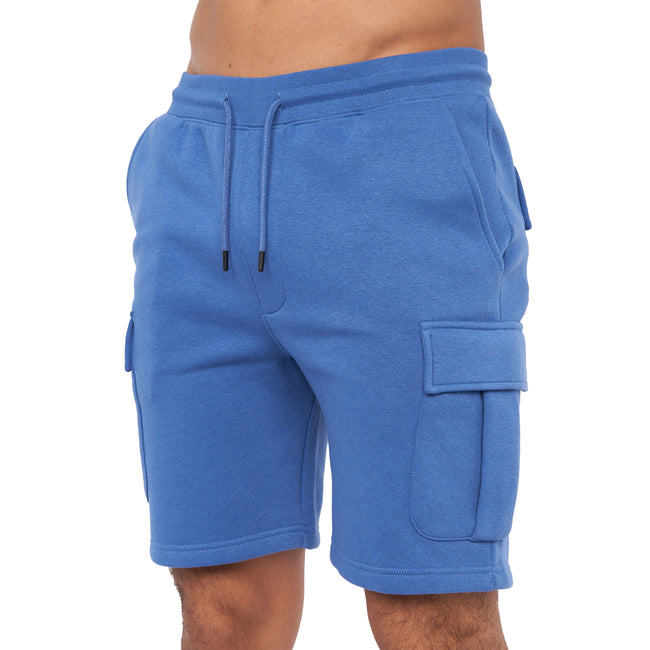 Federal Blue - Side - Crosshatch Mens Seagaro Cargo Shorts