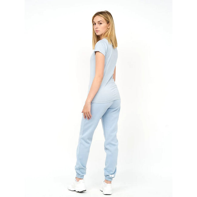 Blue Fog - Back - Crosshatch Womens-Ladies Classico T-Shirt