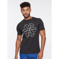 Black - Front - Crosshatch Mens Allred T-Shirt