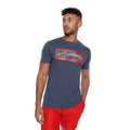 Navy - Side - Crosshatch Mens Gramcam T-Shirt