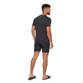 Black - Back - Crosshatch Mens Gramcam T-Shirt