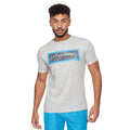 Grey Marl - Front - Crosshatch Mens Gramcam T-Shirt