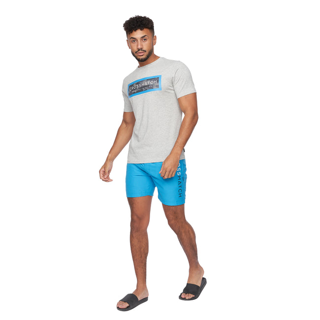 Grey Marl - Lifestyle - Crosshatch Mens Gramcam T-Shirt