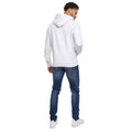 White - Back - Crosshatch Mens Cutups Hoodie