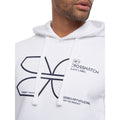 White - Lifestyle - Crosshatch Mens Cutups Hoodie