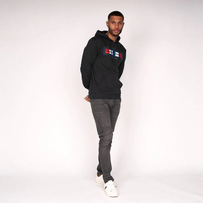Black - Pack Shot - Smith & Jones Mens Beniko Hoodie