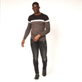 Black - Pack Shot - Smith & Jones Mens Nichols Knitted Sweater