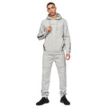 Grey Marl - Close up - Crosshatch Mens Apollo Sweatpants
