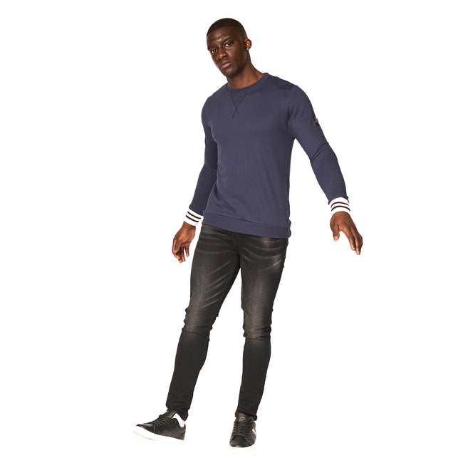 Black Iris - Lifestyle - Smith & Jones Mens Anzari Crew Neck Sweatshirt