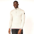 Light Grey Marl - Pack Shot - Smith & Jones Mens Boswell Knitted Sweater