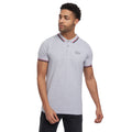 Grey Marl - Front - Crosshatch Mens Marples Polo Shirt
