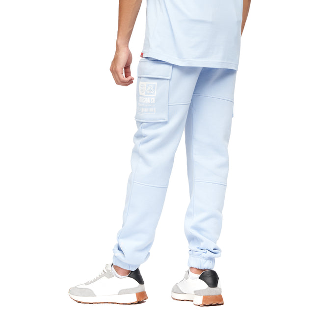 Grey Marl - Close up - Crosshatch Mens Holdouts Sweatpants