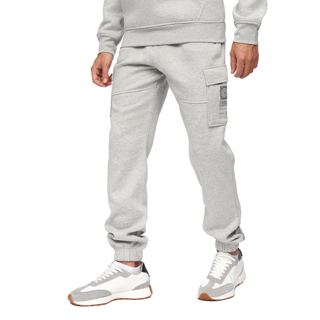 Grey Marl - Front - Crosshatch Mens Holdouts Sweatpants