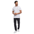 White - Pack Shot - Crosshatch Mens Vellamort Polo Shirt