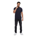 Navy - Pack Shot - Crosshatch Mens Vellamort Polo Shirt