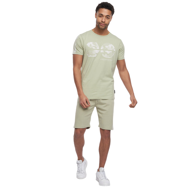Sage - Close up - Crosshatch Mens Bellmire Shorts