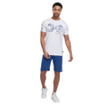 Blue - Close up - Crosshatch Mens Bellmire Shorts