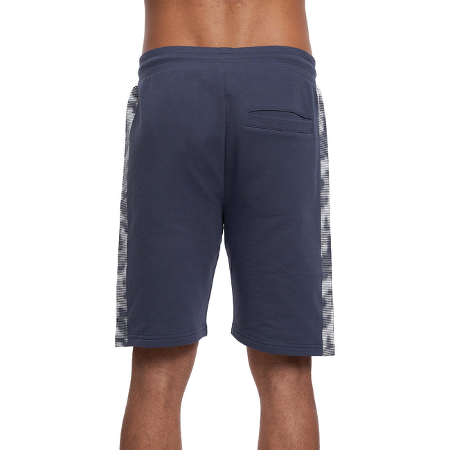 Navy - Back - Crosshatch Mens Bellmire Shorts