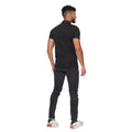 Black - Back - Crosshatch Mens Sullivan Polo Shirt
