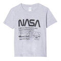 Sports Grey - Front - NASA Mens Space Shuttle T-Shirt