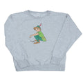 Gray - Front - Peter Pan Womens-Ladies Classic Heather Sweatshirt