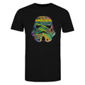 Black - Front - Star Wars Girls Command Stormtrooper Patterned Cotton T-Shirt
