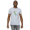 Gray - Back - Peter Pan Mens Classic Flying Heather T-Shirt