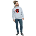 Sports Grey - Side - Deadpool Mens Paint Splatter Logo Hoodie