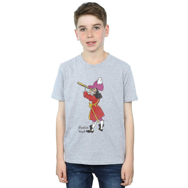 Sports Grey - Back - Peter Pan Boys Classic Captain Hook T-Shirt