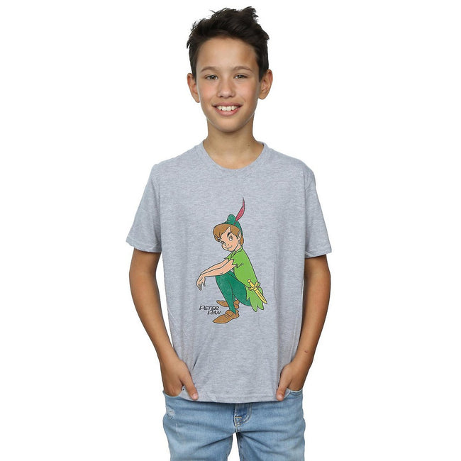 Sports Grey - Front - Peter Pan Boys Classic T-Shirt